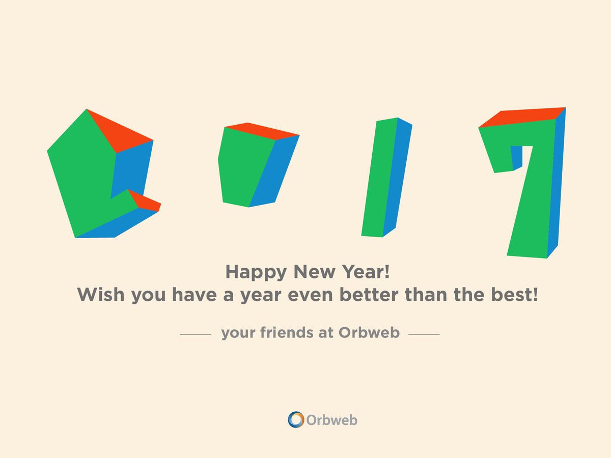 OrbwebME's tweet photo. #HappyNewYear This past year was exceptionally unique for Orbweb.me. We wish we can do better and better for you! https://t.co/AAZt1m0AjV