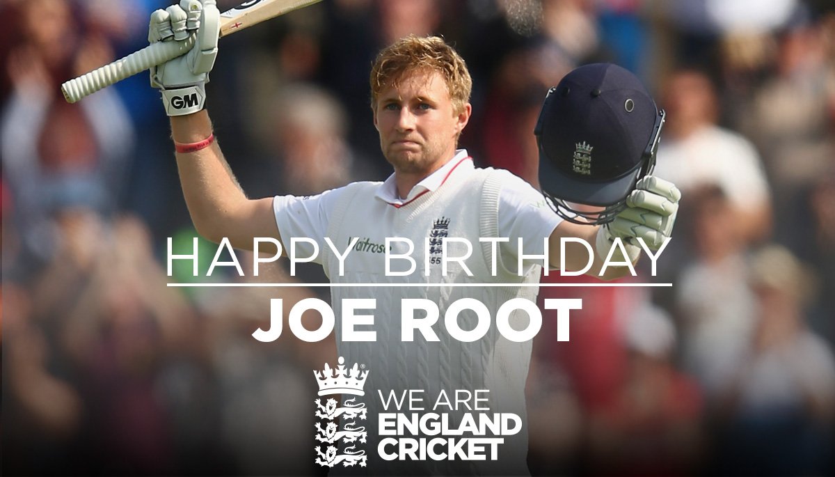 englandcricket's tweet photo. Happy Birthday @root66! https://t.co/bDhoudzNIM
