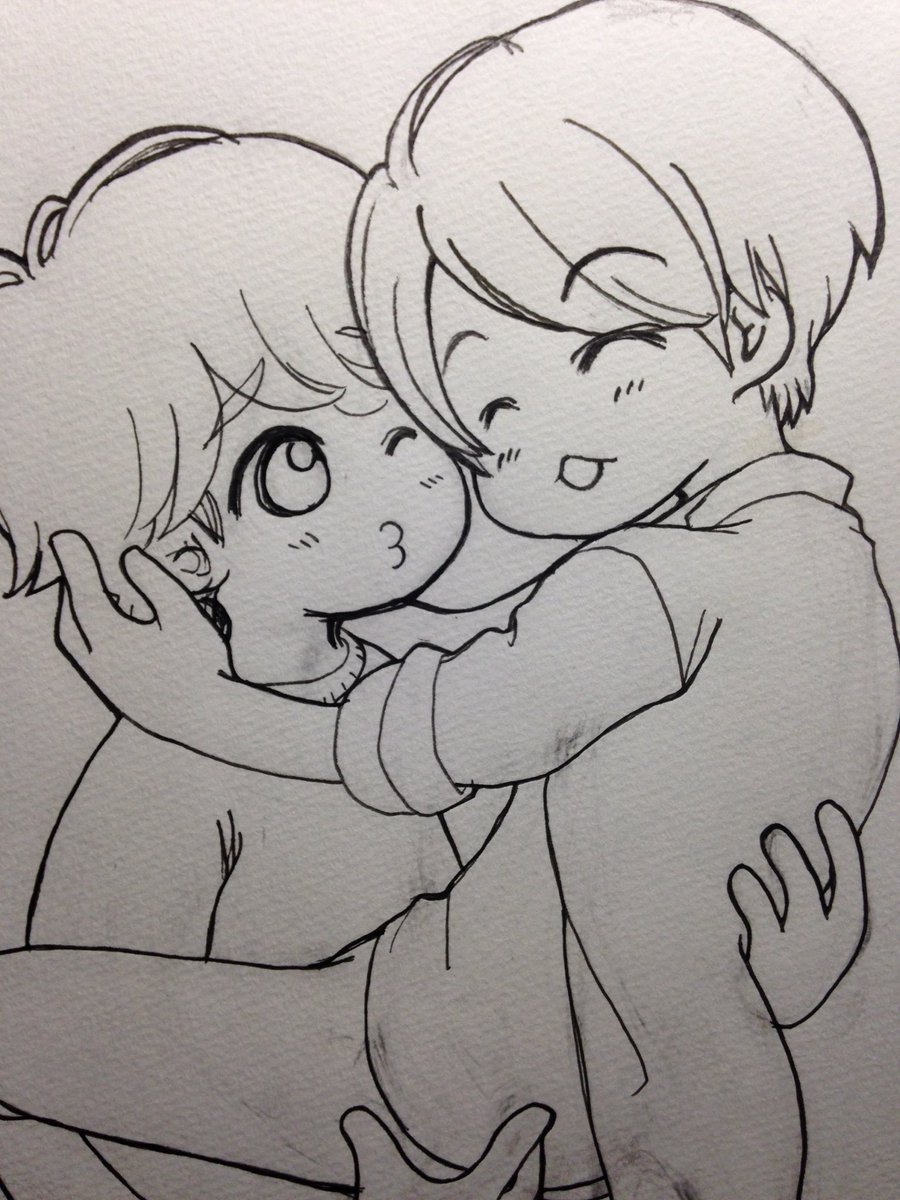 今頃、おたんじょうび絵を描いてたり…。