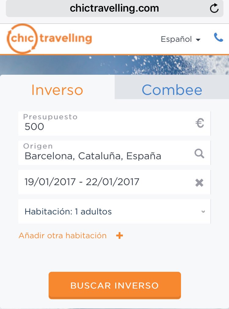 Chic_travelling's tweet photo. @viajesconhumor gracias, también hacemos búsquedas de vuelo + hotel. Sabes dónde, no sabes cuánto? @Chic_travelling y buen viaje! https://t.co/svU304NU2H