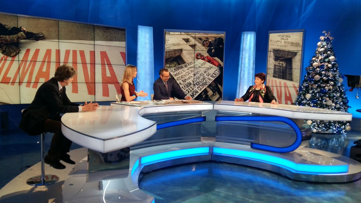 TeresaBellanova's tweet photo. In studio @Unomattina per parlare di #Almaviva https://t.co/uQB4ofGQr3