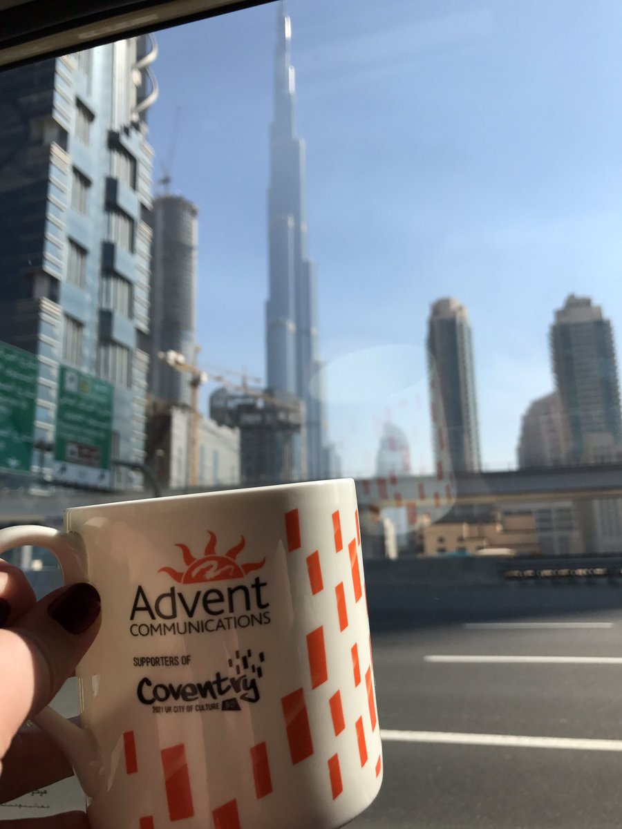 Saying goodbye to Dubai #AdventMug #BurjKhalifa @adventpr