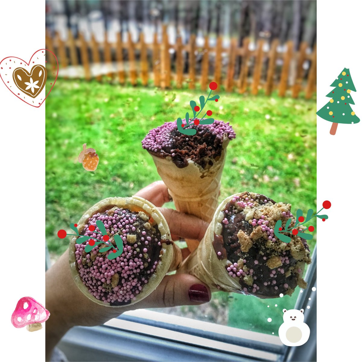 Mantarlar grubu Kış dondurması yaptı aşçılık dersinde 🍦☃️🌲🍄♥️ #kış #winter #kemer #kemercountry #greenwoodcamp #camp