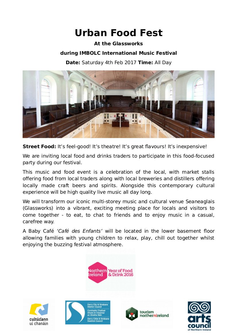 <a href="/AllFoodMatters/">All Food Matters</a> @NourishingVegan <a href="/guapoderry/">Guapo Fresh Mexican</a> <a href="/PrimroseDerry/">Primrose on the quay</a> <a href="/SpagJunct_Derry/">Spaghetti Junction</a> <a href="/Saffron_Derry/">Saffron Restaurant</a> <a href="/walledcitybrew/">#CraftBeer 🍻🤘</a> <a href="/Legenderryhour/">Derry Hour</a> 
<a href="/InfoPier59/">Pier 59</a>