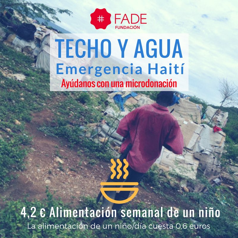 #FelizAñoNuevo también para Haití ¡Colabora! Con 4,2€ apoyas la comida de un niño durante una semana microdonaciones.hazloposible.org/proyectos/reco…