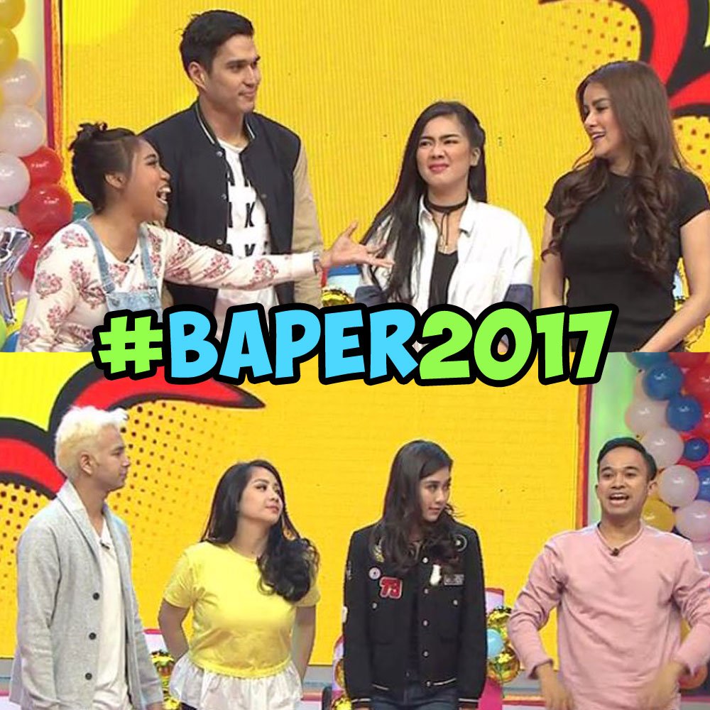 dahSyatMusik's tweet photo. Tim @anwarMCI4 @RaffiAhmadLagi @RealSyahnazS Nagita Slavina VS tim @mumuk_gomez @olla_ramlan @felicyangelista @Marcelchandra #Baper2017 https://t.co/zBc9uEIjBk