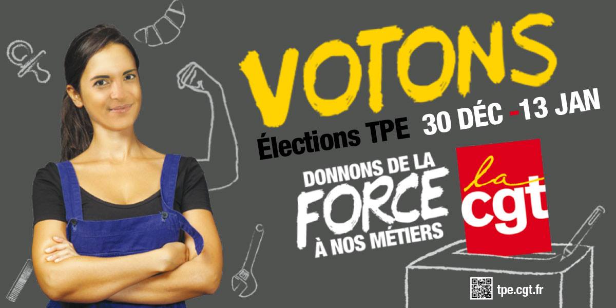 #ElectionsTPE2016 Le scrutin est ouvert. Par internet ou par correspondance, #VotezCGT ! bit.ly/2iMftpp