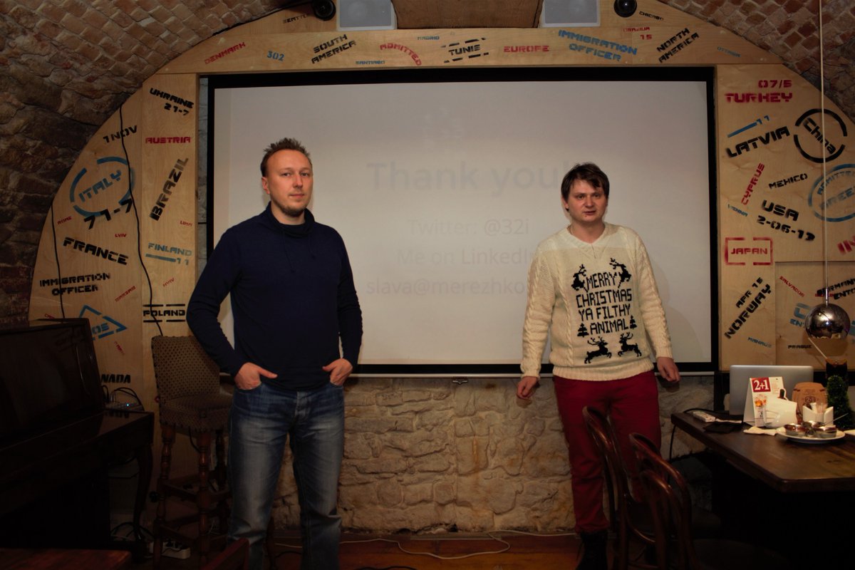 DrupalCafeLviv's tweet photo. Останнє #Drupal Cafe було проведене. Yeah!
Приєднюйся до нас у новому 2017. Тут більше про спільноту: https://t.co/QrZJ8VK5rU https://t.co/ueUJ1LH0m8
