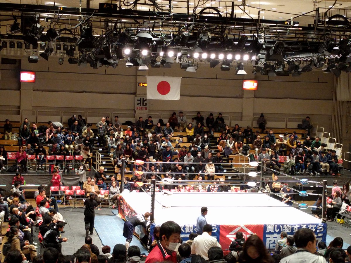 mattekuo's tweet photo. 大日本プロレス観戦なう https://t.co/YkNK26pWA1