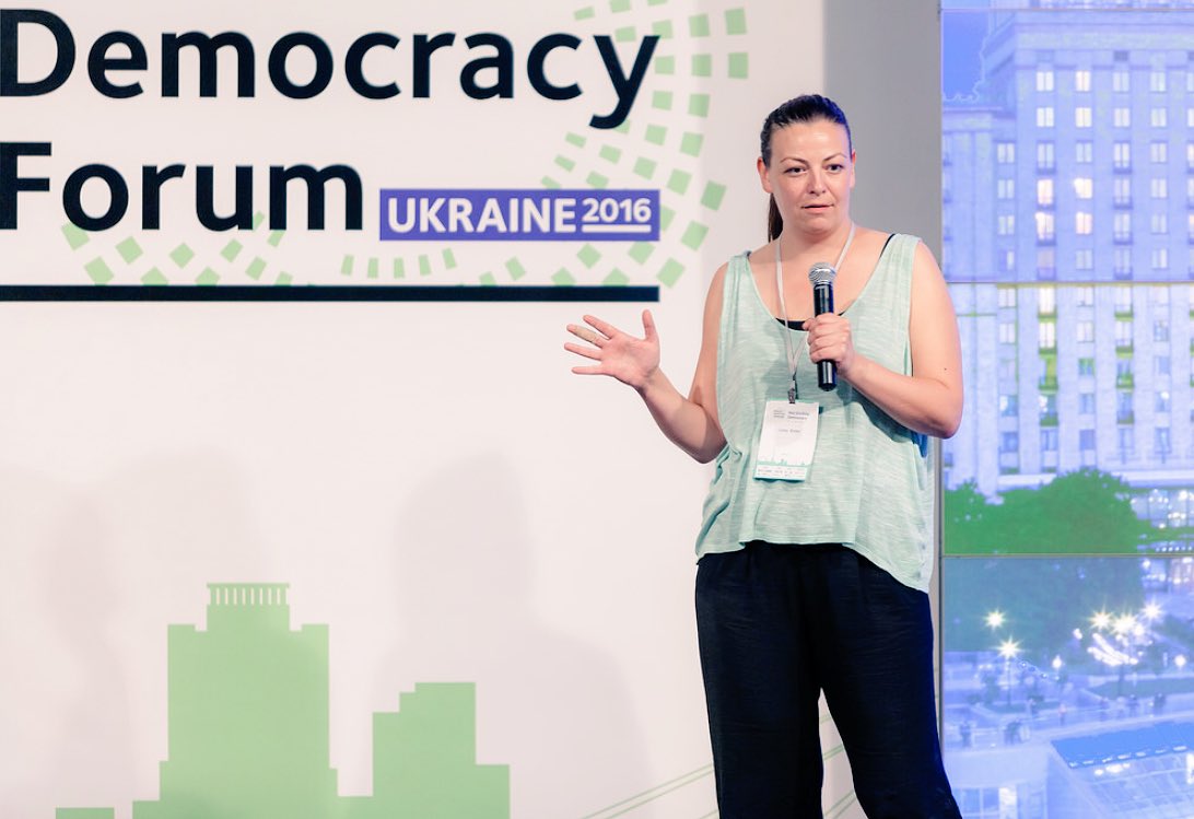 UNDPUkraine's tweet photo. Personal Democracy Forum #BestOf2016: bringing together activists and local authorities 2 discuss tech, #democracy &amp; civic engagement https://t.co/5leUAISMLB