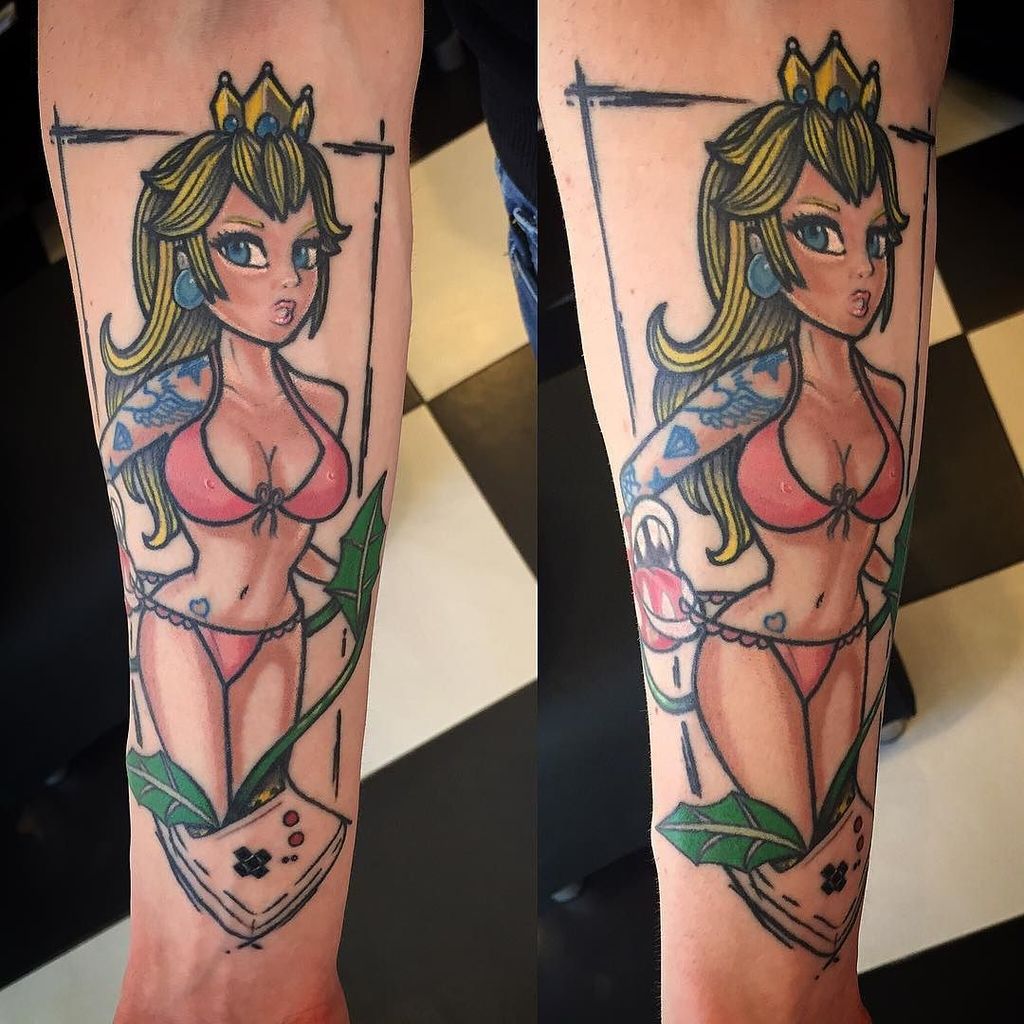 dentbleuetattoo's tweet photo. Artist: @pacolapique @ladentbleuetattoo #tattoo #ink #love #princesse #princess #peach #ma… https://t.co/9soDdqwwD0 https://t.co/zvq4QErjvk