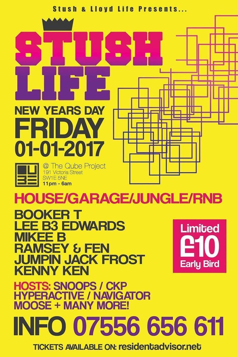 🍾NEW YEARS🍾
<a href="/Stushparty1/">Stush Party1</a> ♥LIFE♥
tkt 👉🏽 buff.ly/2ilTIvL 
@DjBookerT <a href="/djjjfrost/">Jumpin Jack Frost</a> <a href="/KennyDJKen/">Kenny Ken</a> <a href="/ckpthamayor/">ckpthamayor</a> @mcmoose6000 <a href="/Hyperactivemc/">Hyperactive MC</a>