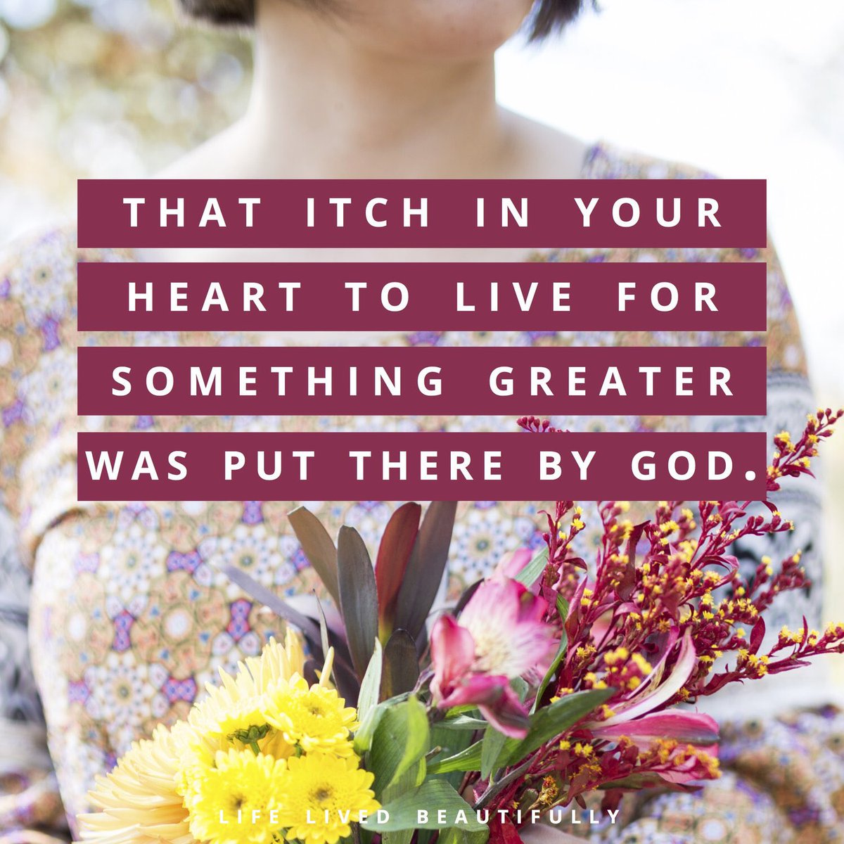 God is bigger than your dreams. He can do anything. His plans are worth waiting for and will blow your mind.