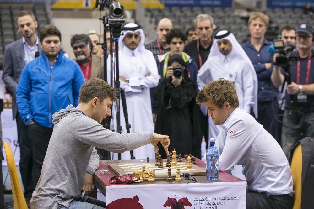 2700chess on X: Karjakin (2882.6) wins the World Blitz Championship  #dohachess2016. Photo:  Congratulations!    / X