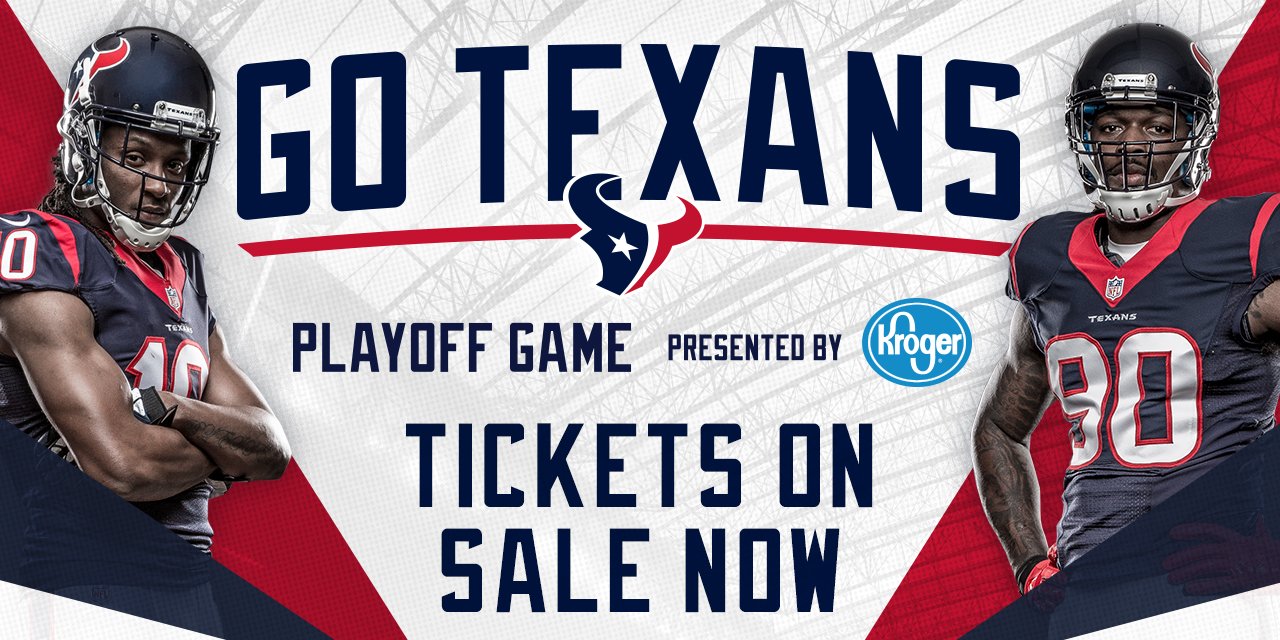 Houston Texans on X: '#Texans playoff tickets are on sale NOW! Check out  the link below to get your tickets for next week. 