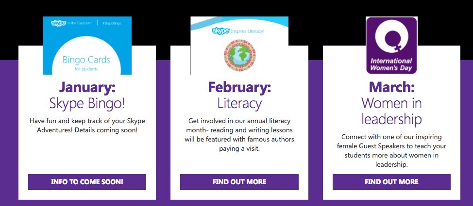 gruffcorn13's tweet photo. Sign up.  It's FREE. https://t.co/SG9TUKPZVQ
Here is the up and coming events! @SkypeClassroom https://t.co/2ggPpWGE6v