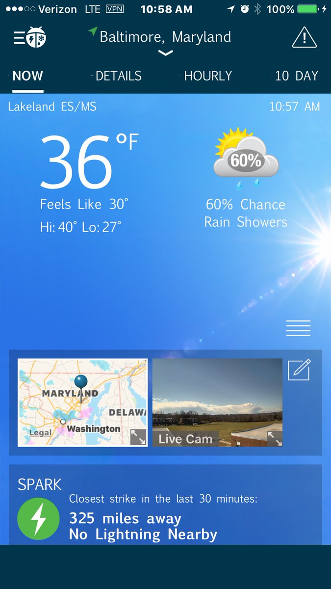 Blazin3596's tweet photo. Now: โ
โ Mostly Cloudy But Much Colder With Some Scattered Snow Shower Activity Around 36&deg;F #Flizzard #MAGA #NewYears 2017! https://t.co/J8IwCsRV2E