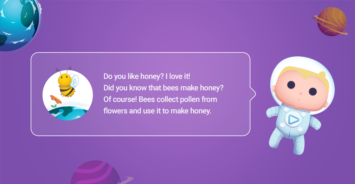 anothercircus's tweet photo. Do you like honey? Neil knows stuff and wants to share his knowledge with your kid... #wikis #iot #neil #smarttoy #kidsandtech https://t.co/4aOVPAKtBQ