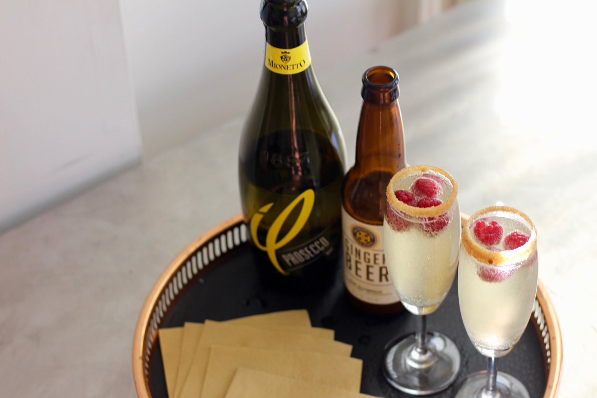 RedemptionBW's tweet photo. New Year's Cheer- 1/3 glass #gingerbeer 2/3 glass #prosecco or #champagne rimmed w sugar and ginger mix #NewYearsEve #2017 #perfection https://t.co/8E5mzEnzYH