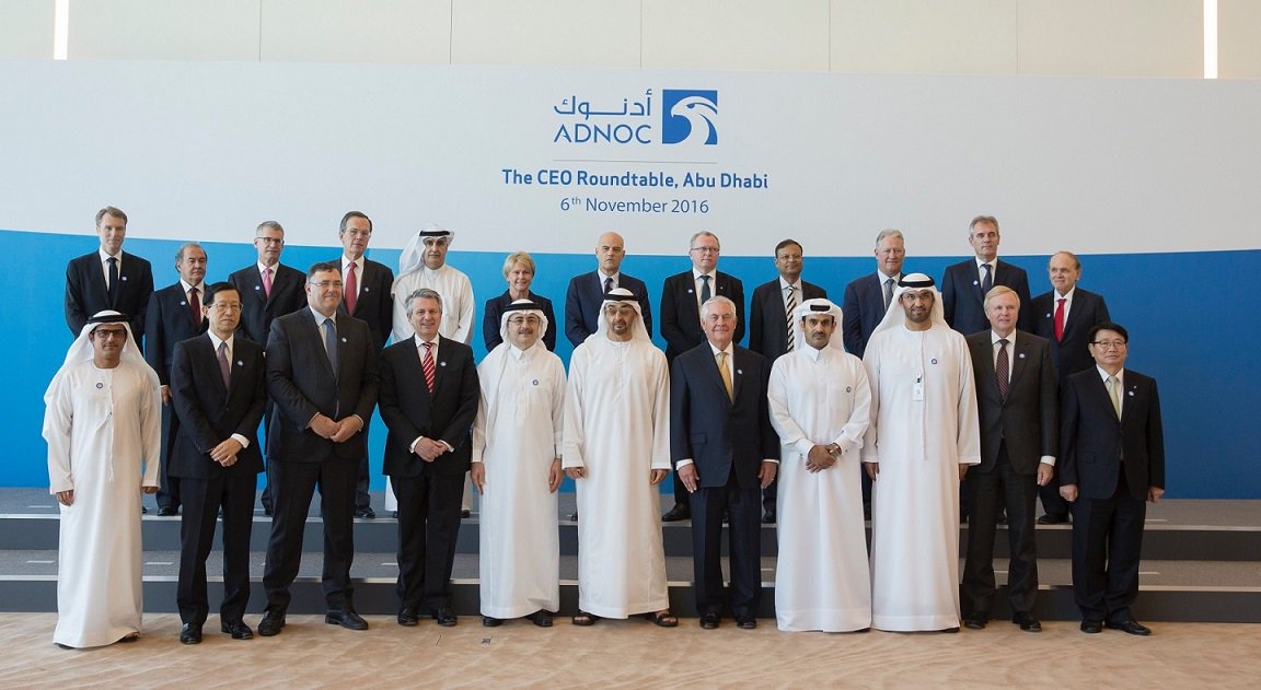 ADNOCGroup's tweet photo. #ADNOC2016 : In 2016 #ADNOC organised the Abu Dhabi CEO Roundtable, attended by 20 of the world’s leading oil and gas companies https://t.co/TjroLpG5tZ
