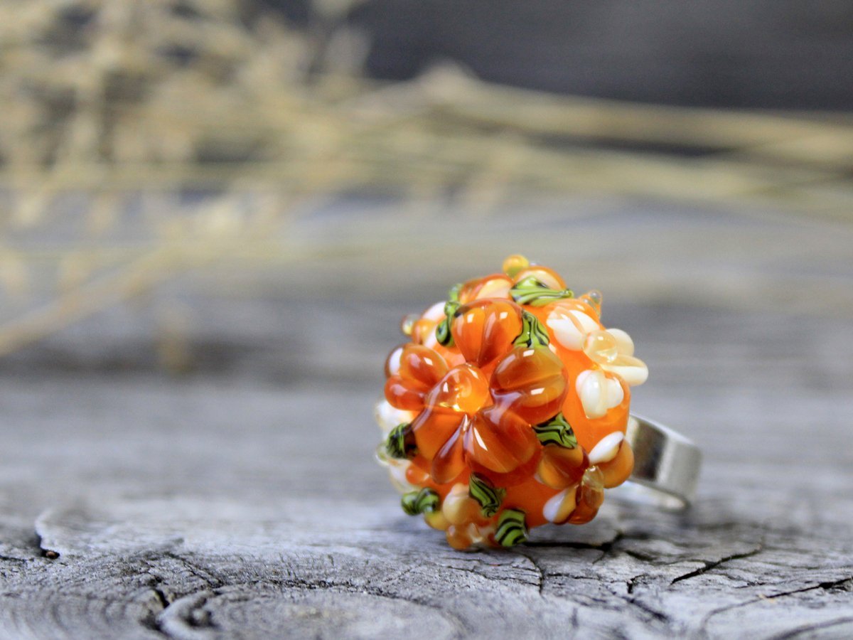 JewelryByKaty's tweet photo. Lampwork Beads Ring https://t.co/CqL5UF9UUy #Lampwork #Beads #Ring #LampworkRing #glassbeadring https://t.co/4UcpChj4Nq