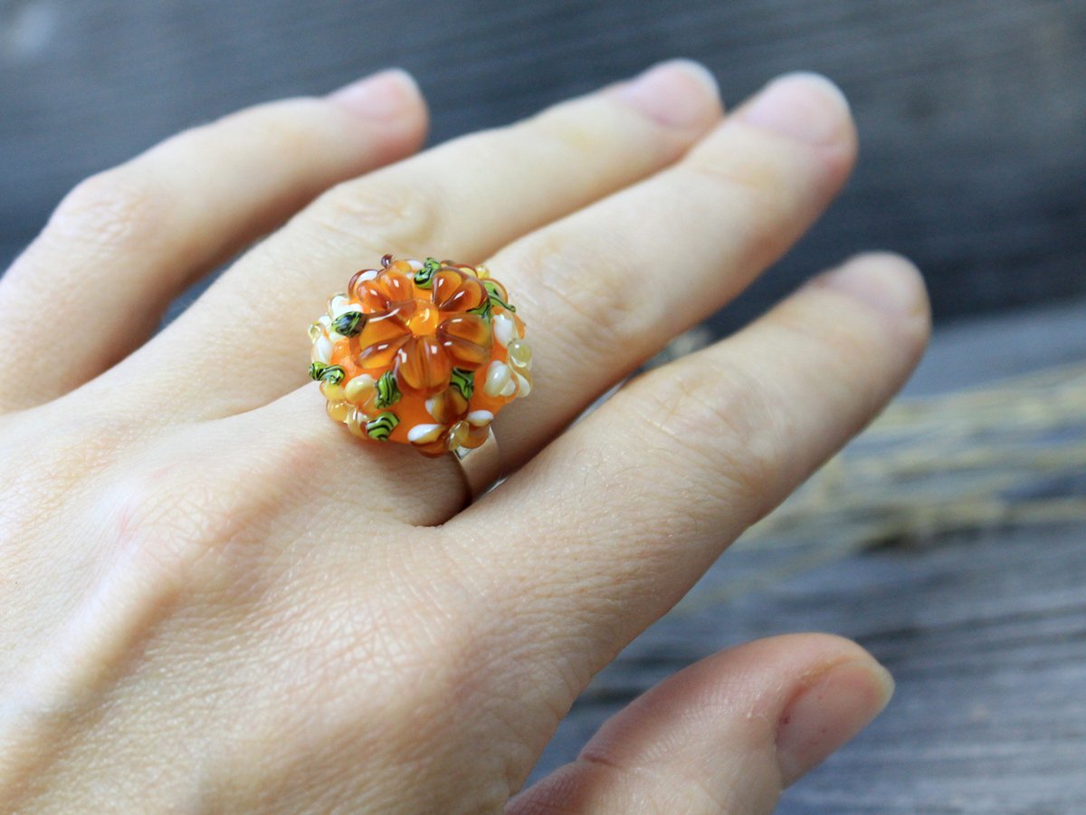JewelryByKaty's tweet photo. Lampwork Beads Ring https://t.co/CqL5UF9UUy #Lampwork #Beads #Ring #LampworkRing #glassbeadring https://t.co/4UcpChj4Nq