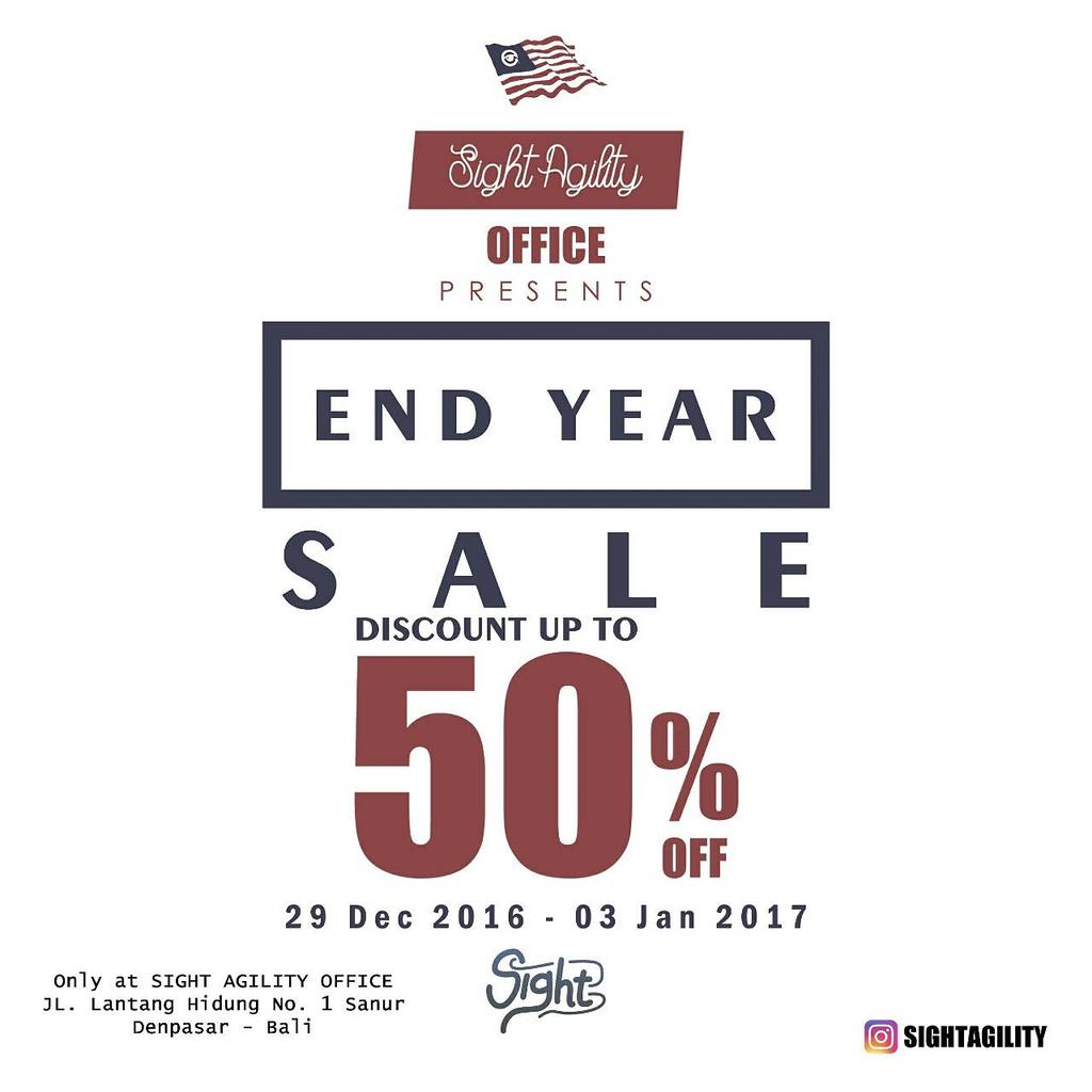 TriRamartha's tweet photo. END YEAR SALE! from @sightagility

29 Desember s/d 03 January 2017 Diskon up to 50% !!

Grab it fast! 😊 https://t.co/fDUzyX3dH0