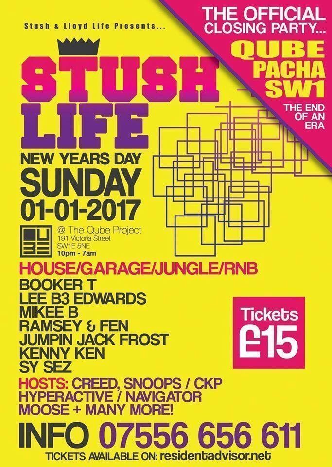 <a href="/Stushparty1/">Stush Party1</a> 👉🏽LIFE
NEW YEARS DAY
<a href="/TheQubeProject/">The Qube Project</a> ft. 
@DjBookerT <a href="/djjjfrost/">Jumpin Jack Frost</a> 
<a href="/Navi4Real/">NAVIGATOR</a> <a href="/mccreedmusic/">CREED MC</a> 
Tkts 👉🏽buff.ly/2huabg5 #RT 🍾