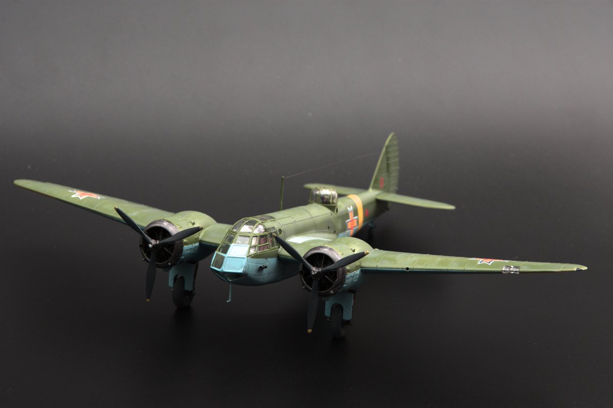 おーえす Airfix 1 72 Bristol Blenheim Mk I できました Ww2以前の慎しい爆撃機なので小っけえです 冬のナナニイ爆撃機祭り