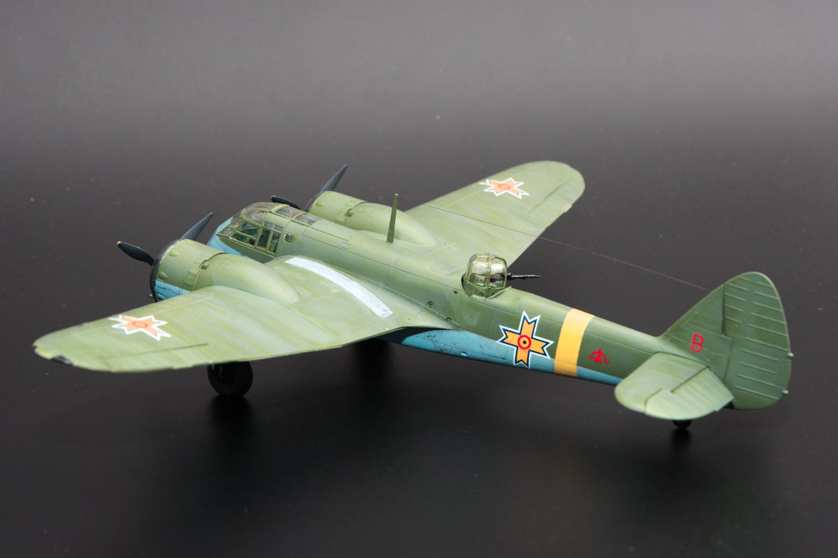 おーえす Airfix 1 72 Bristol Blenheim Mk I できました Ww2以前の慎しい爆撃機なので小っけえです 冬のナナニイ爆撃機祭り