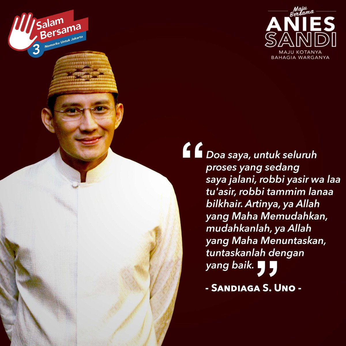 Aniesandi Leadership V Twitter Semoga Segala Doa Usaha Silaturahminya Dgn Warga Menjadi Berkah Juga Doa Agar Diberi Kelancaran Sandiuno B3rsamasandi Https T Co Kevvewmhrm