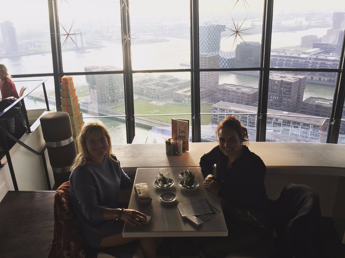 High lunch <a href="/Euromast010/">.</a>  with Ingrid from <a href="/GortzCrown/">Görtz & Crown</a> talking about our companies! #nanny #maid #Entrepreneur