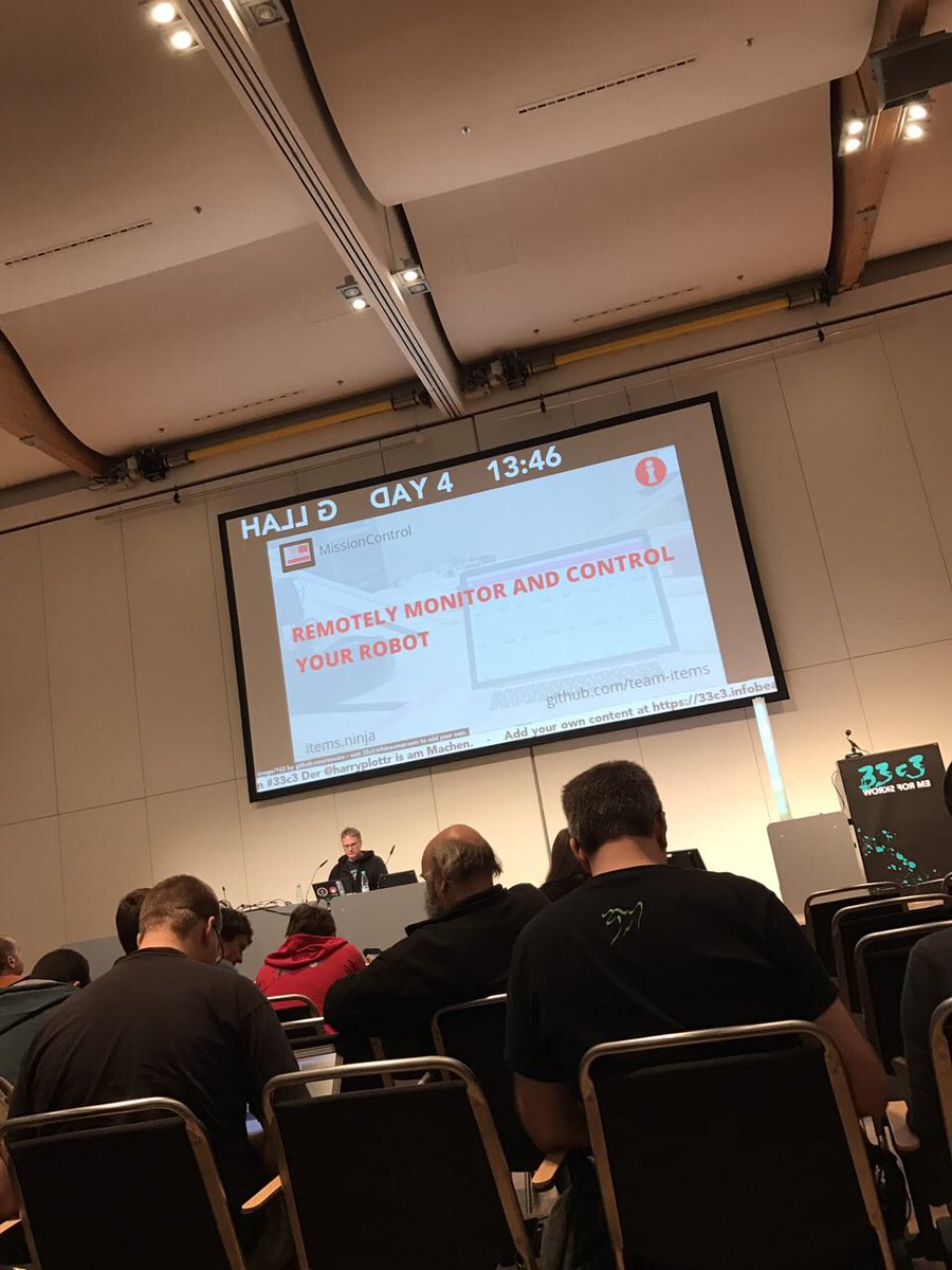 team_items's tweet photo. MissionControl 'ad' at #33c3 😃 https://t.co/9yYZZ9ECtb