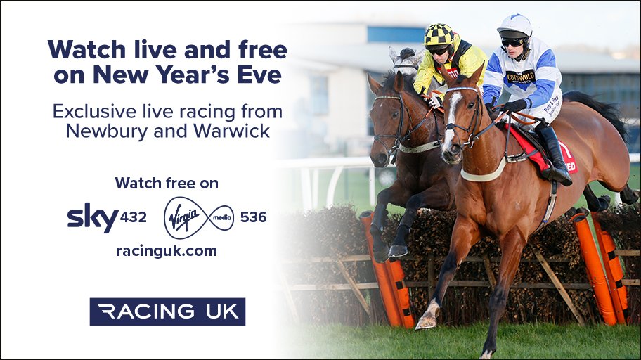 Make sure you join us tomorrow as we will be FREE-TO-AIR @NewburyRacing & @WarwickRaces bit.ly/2hGUWRB