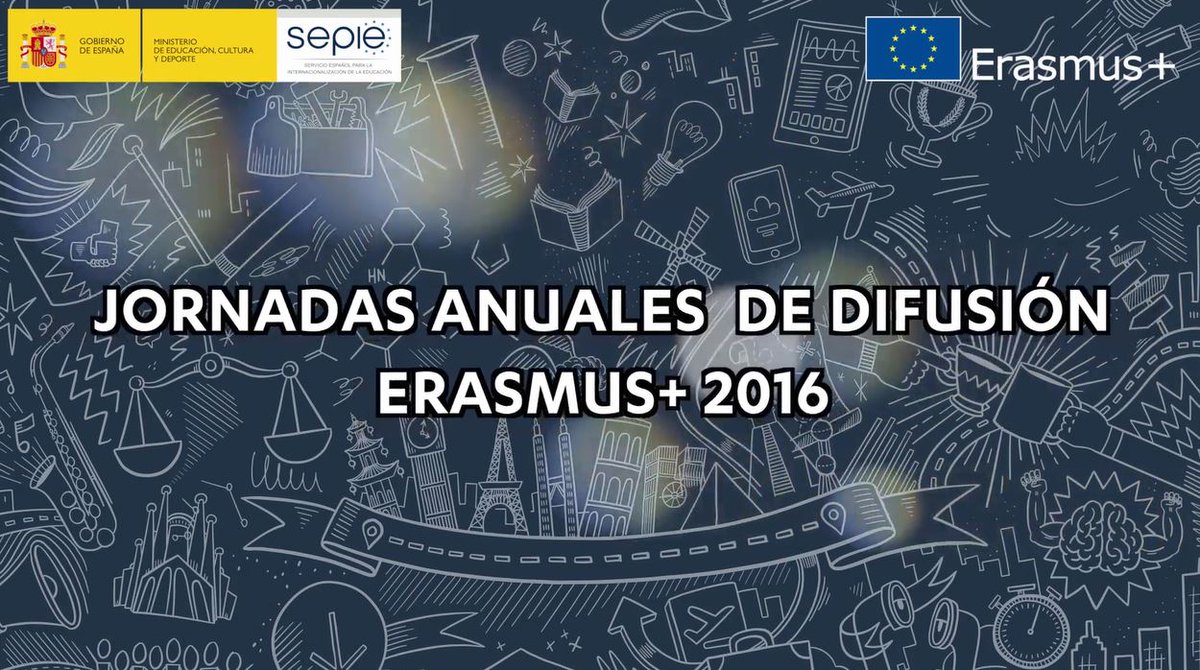 sepiegob's tweet photo. Si no pudiste asistir a las Jornadas Anuales #Eplus16 puedes ver todas las presentaciones y vídeos en https://t.co/DQt9qfnZT4 #ErasmusPlusES https://t.co/YtnBeIaCKu