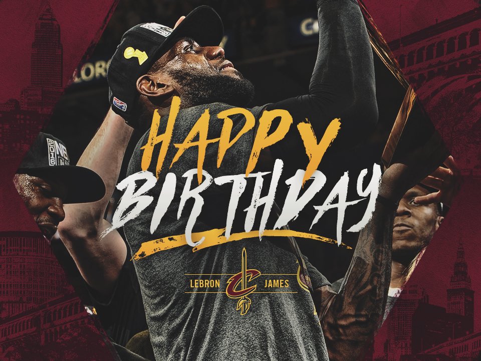 Happy birthday, <a href="/KingJames/">LeBron James</a>!
What a tremendous year.

📸: on.nba.com/2hwVdb9