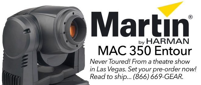 gearsource's tweet photo. HOT News! We have a GREAT deal on these #MartinProfessional MAC 350 Entour #AutomatedLights. Click here > (https://t.co/6I9Lj0KVTy). https://t.co/elAI0an6hO