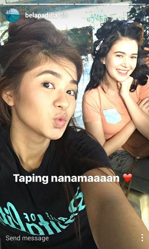 belavers's tweet photo. Clara and Agatha on My Dear Heart, soon ❤ Last day of taping this 2016 🙏❤ @padillabela https://t.co/0Gw5aJJvn5