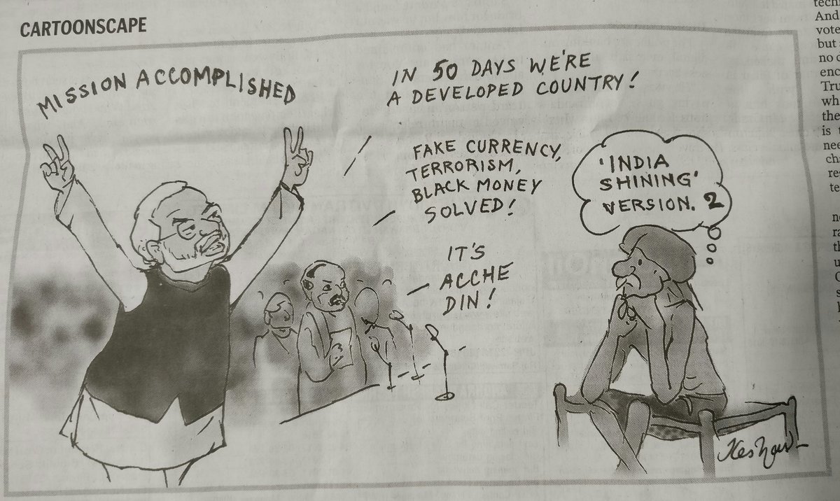 INCMaharashtra's tweet photo. #South_Block insider reveals it all. What #PMModi allegedly plans to tell 1.3 Billion credulous Indians on the New Year's eve tomorrow. https://t.co/fxUZaFRY0l