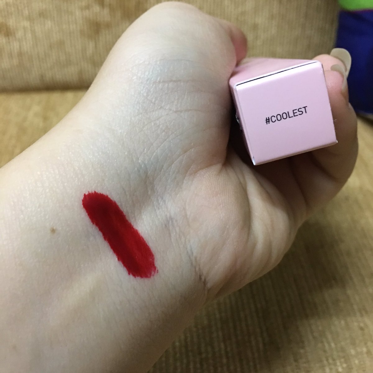 xxjpk_'s tweet photo. งู้ยยยย~ ดีอ่าาา ชอบบบ 😍💖 #3ce #tattooliptint #coolest https://t.co/WRvyCKz9MO