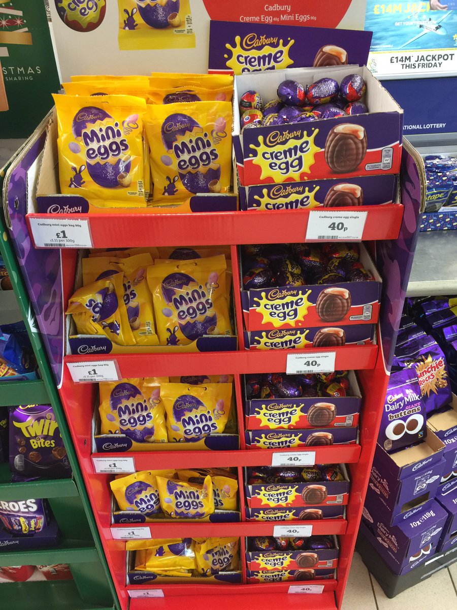 Acelliott79's tweet photo. Bloody hell @sainsburys - at least let us get through new year! #noteasteryet https://t.co/5WQSe7ClCw