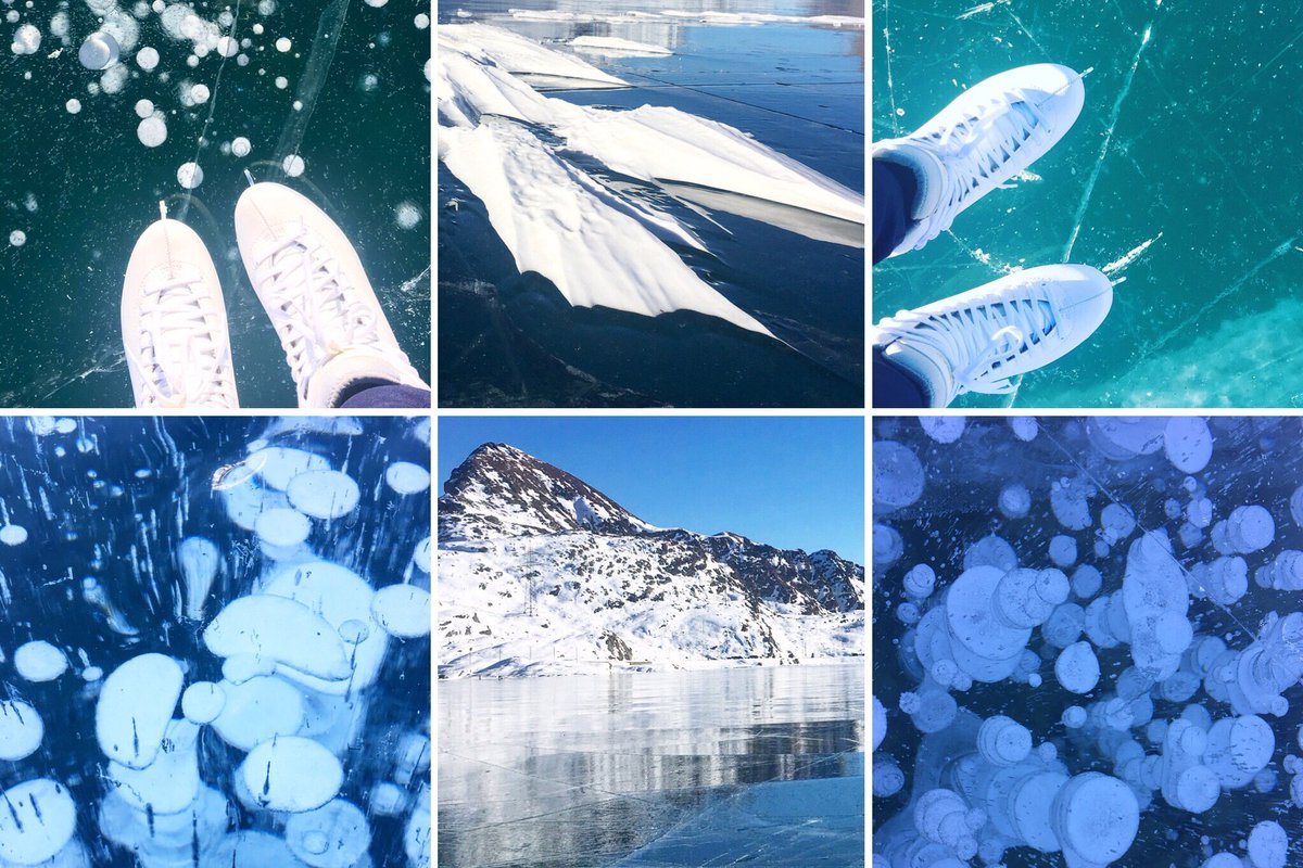 Natural art on ice #lagobianco #stmoritz @stmoritz1856m