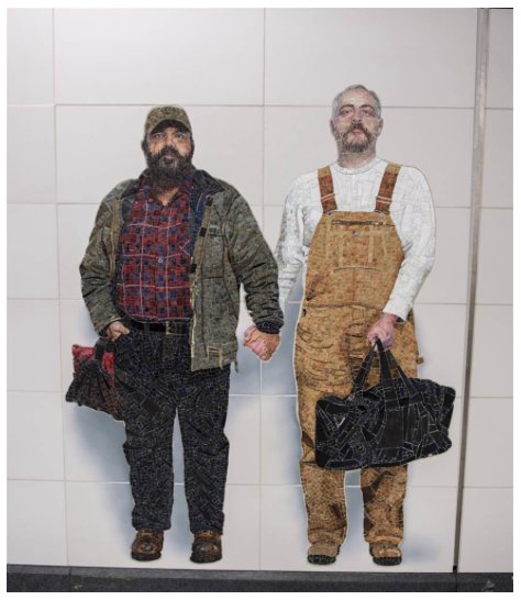 So excited to see this #VikMuniz #PublicArt in #NYC!
#GLBT #LGBT #2ndavesubway