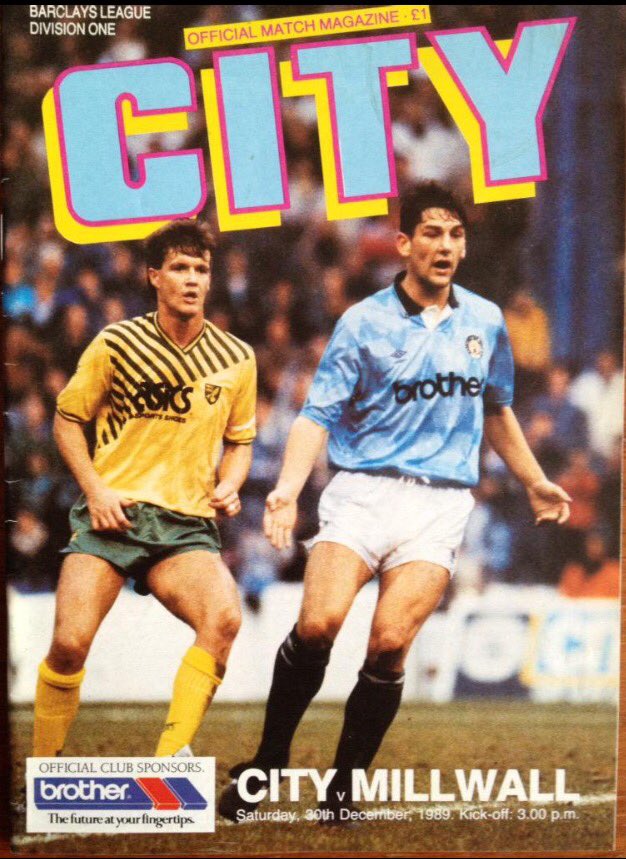 On this Day in 1989 at Maine Road
Manchester City 2 Millwall 0
Goalscorer: David White(2) 
<a href="/david_white7/">David White</a> (30/12/89)