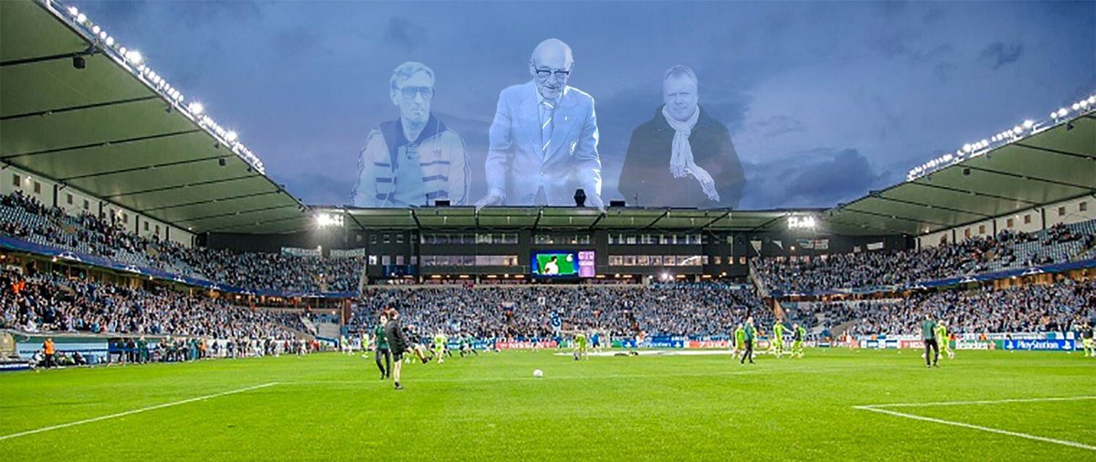 ph_rasmussen's tweet photo. Ingen himmel är så blå som vår. Gott slut alla som älskar @mff_fotboll #todde #erik #lasse #kingar #legender https://t.co/kpNpfriUmG