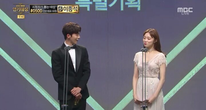 oH MY GODDD THESE TWO #MBCDramaAwards