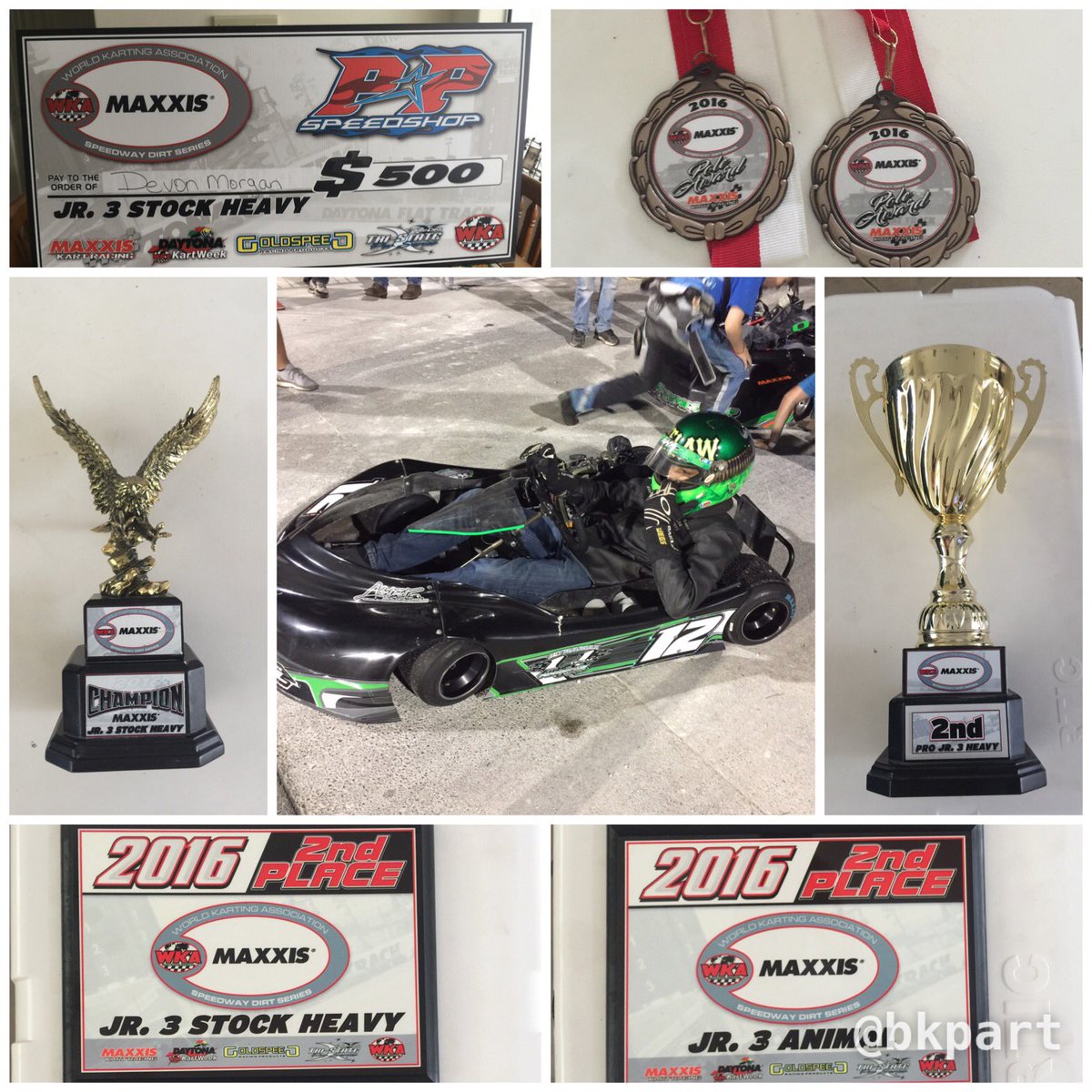 DevonMorgan12's tweet photo. That's a wrap for #kartweek2016 thx to @TriStateProSer @GoldspeedUSA  @UltramaxRacing1 &amp; @WKA_Karting for a great week. @PRNAtTheTrack https://t.co/p0AOBkezke