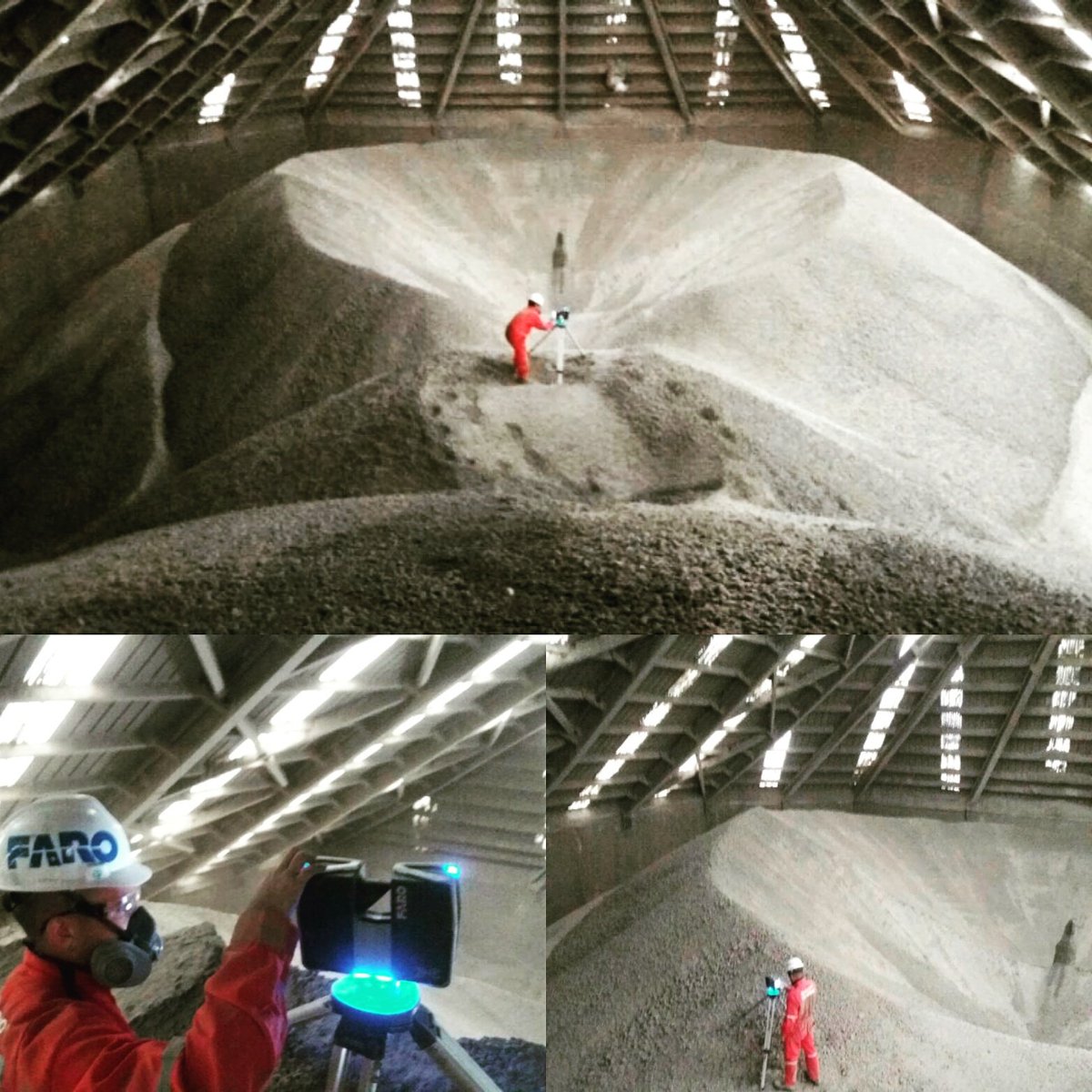 GeomaticaMCG's tweet photo. Medición de Stockpile con nuestro Scanner Laser Faro Focus 3D X130
#Tecnologia #stockpile #Faro #ScannerLaser3D https://t.co/NQJFgoetHJ