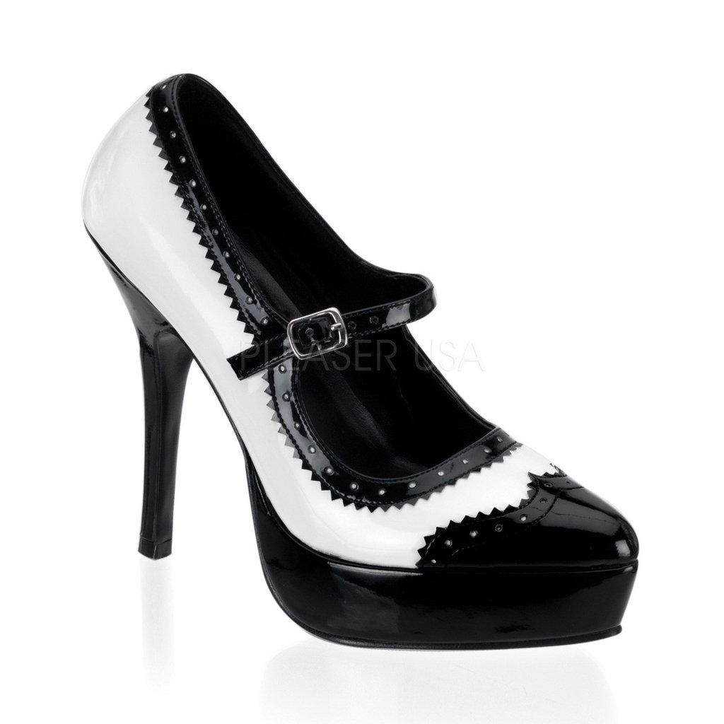 Crillers_Shoes's tweet photo. #INDULGE542 #BlkWhtPat 5 1/4 inch Mary Jane Spectator PF Pump
Shop Yours today here in https://t.co/JM2Vw0qiWK #Flexibility #GirlPower https://t.co/o104ZGinFD