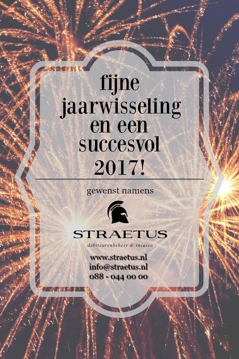 Goede jaarwisseling iedereen! #2016 #2017